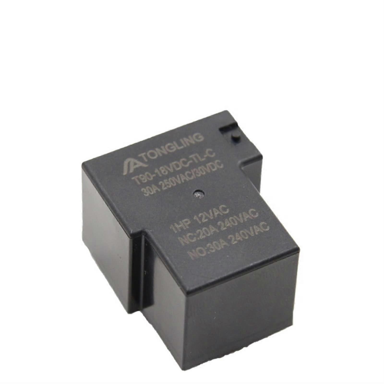 18V DC Power Relay 30A T90 SLA18VDCSLC 5 Pin  Current for Welding Conversion