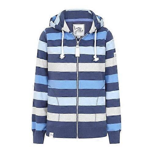 Lazy Jacks Womens/Ladies Striped Button Neck Sweatshirt