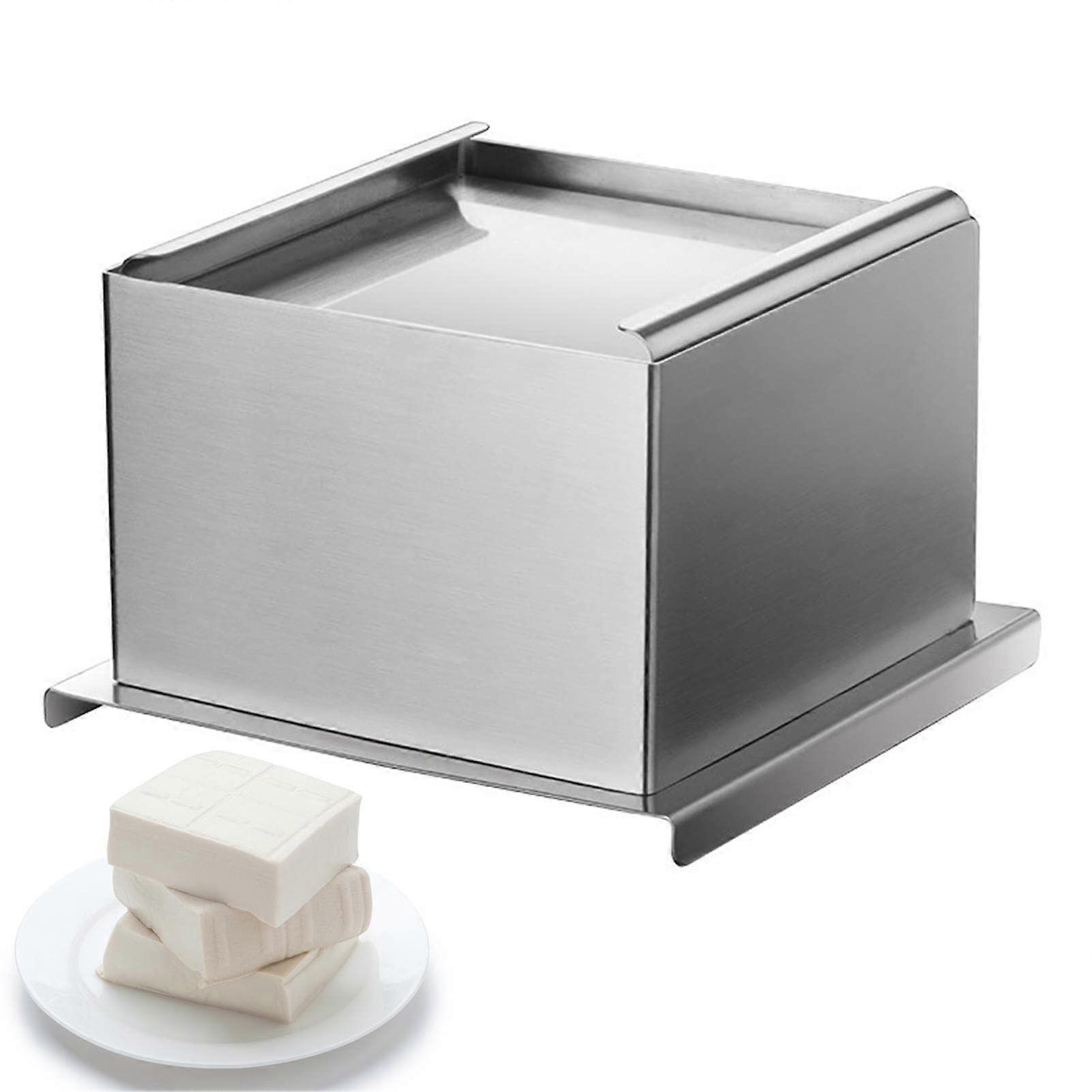 304 Stainless Steel Tofu Press RustProof Smooth Surface Mold with Easy Water Drainage
