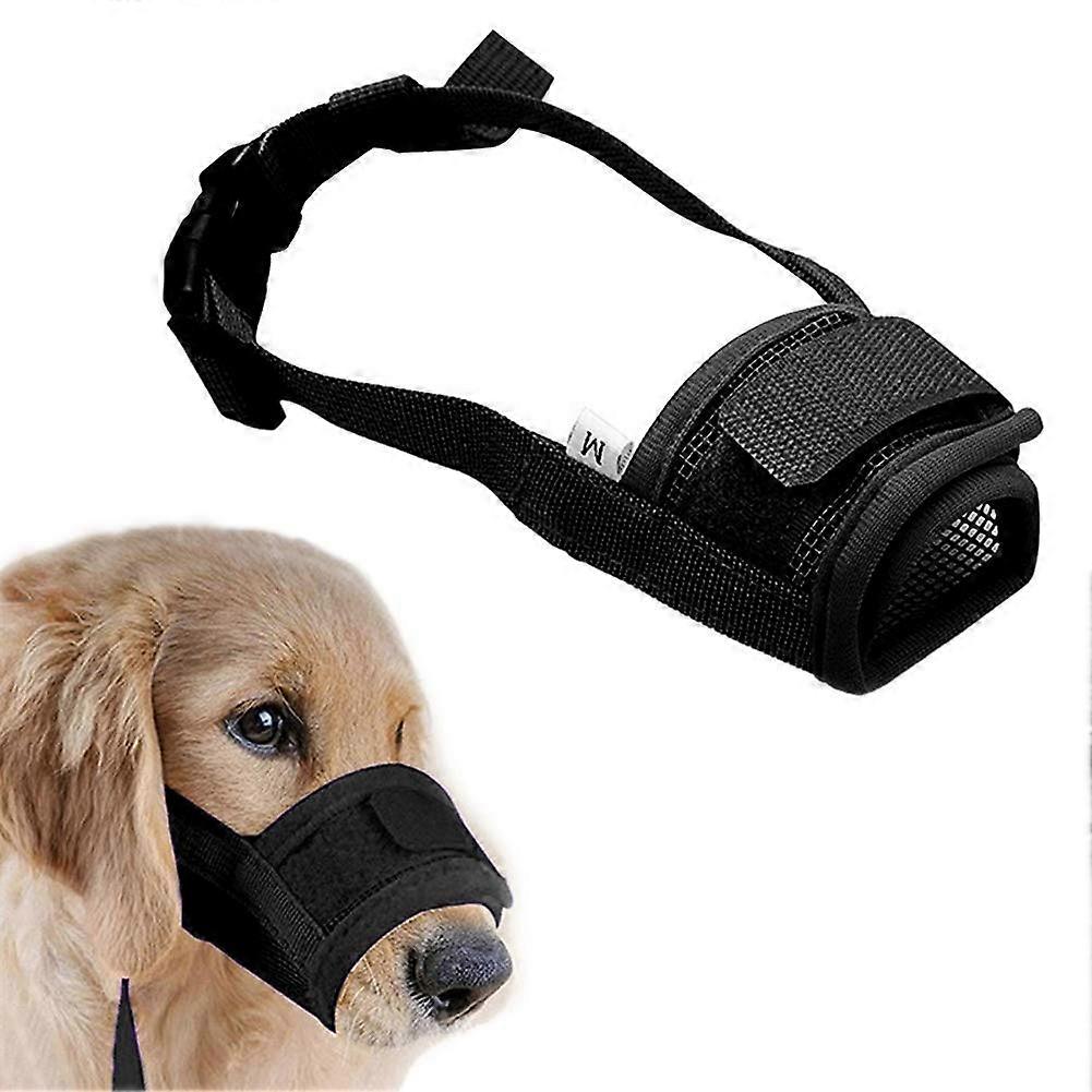 Adjustable Soft Breathable Dog Muzzle for Small Medium Large Dogs Prevents Biting Barking Chewing