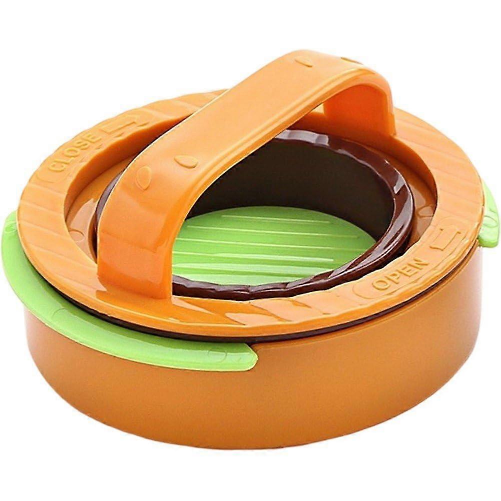 Burger Press with Removable Base, Nonstick Burger Patty Maker for BBQ, Adjustable Size Shapes