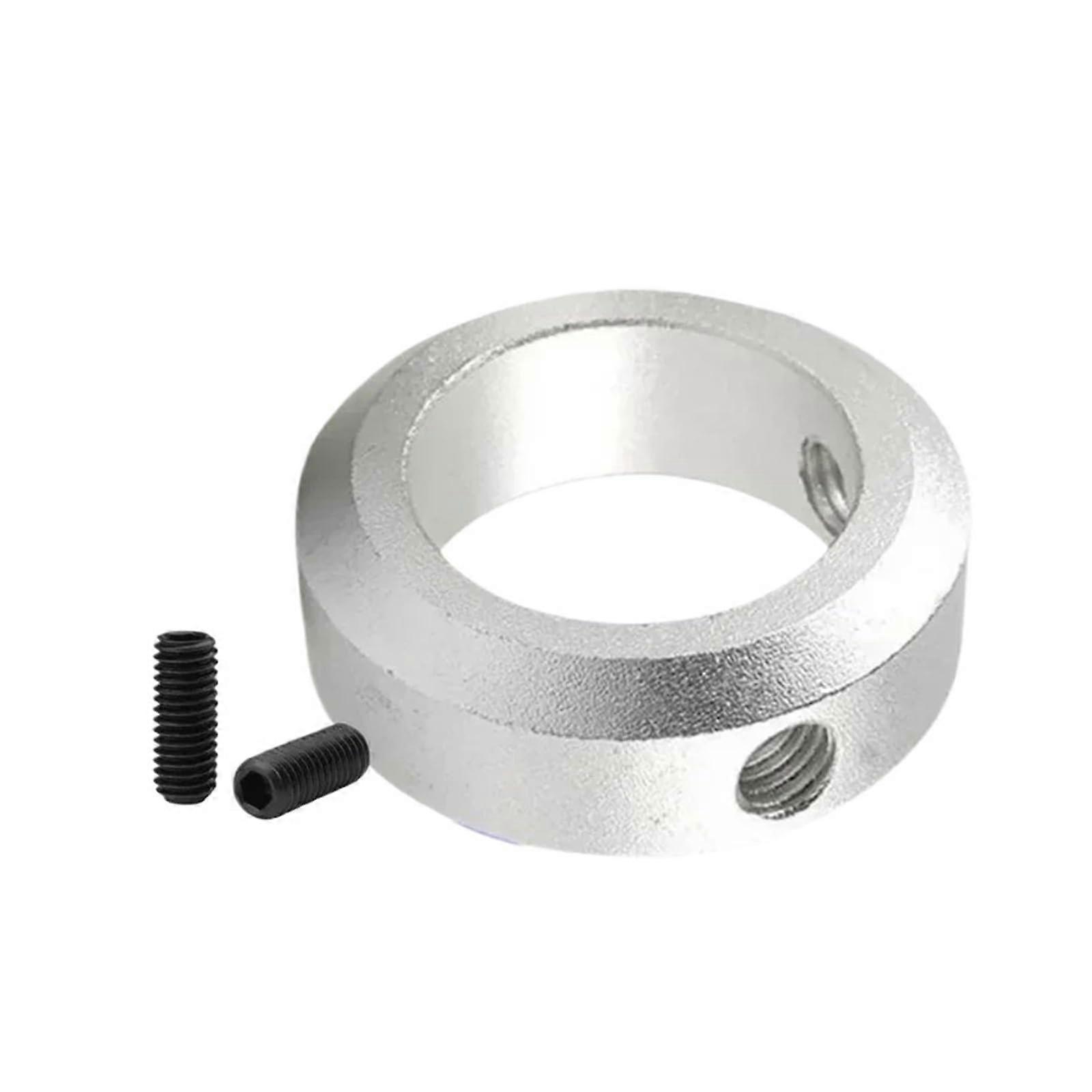 Aluminum Alloy Shaft Collar with Set Screw, Adjustable Retaining Ring 12x20x8mm for Precise Positioning