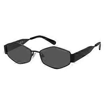 Zonnebril Marc Jacobs MARC 496/GLANZEND ZWART/GRIJS 55/17/145 Dames
