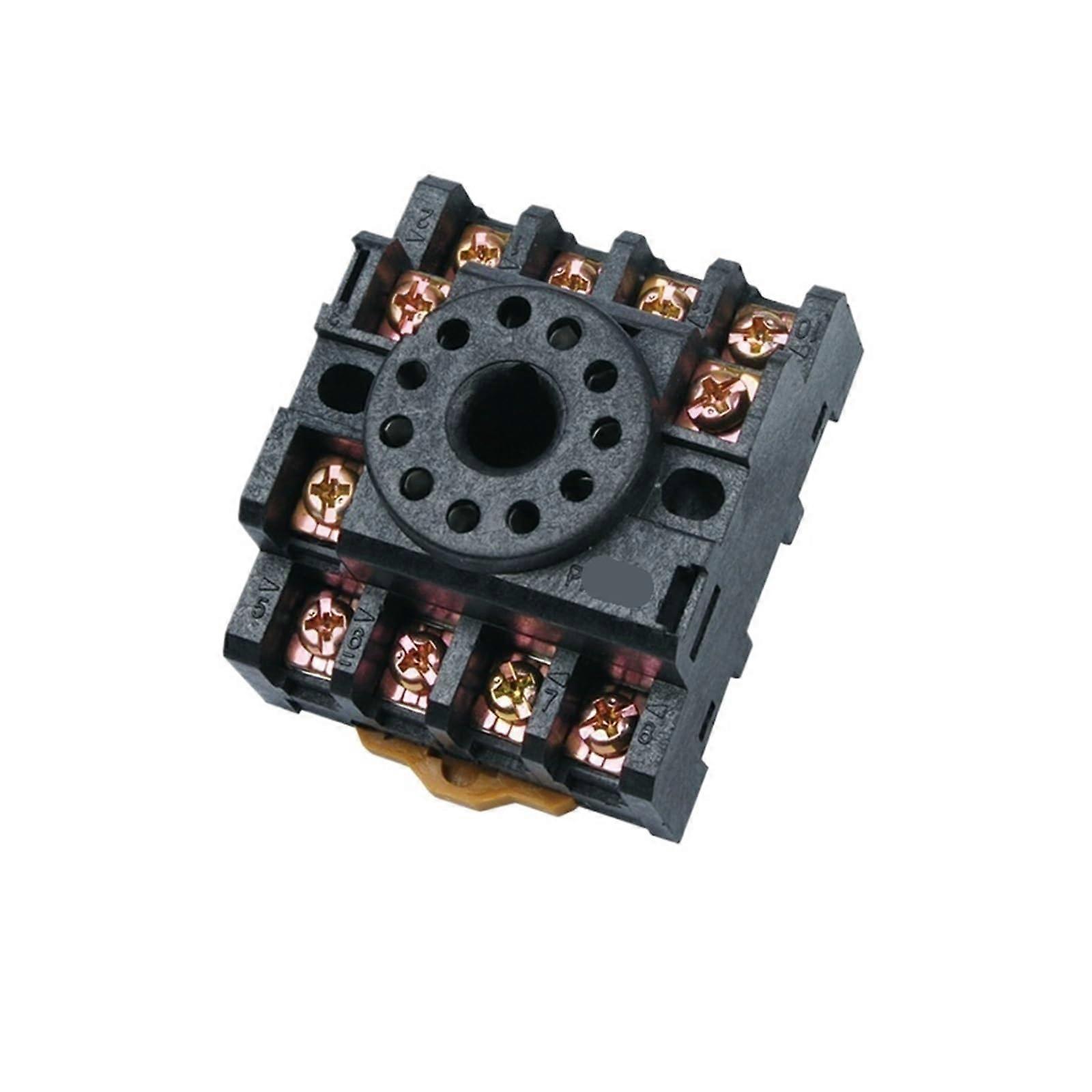 PF113A Relay Socket 220V 11Pin MKS3P11 Base for Reed Relays Secure Connection Easy Install
