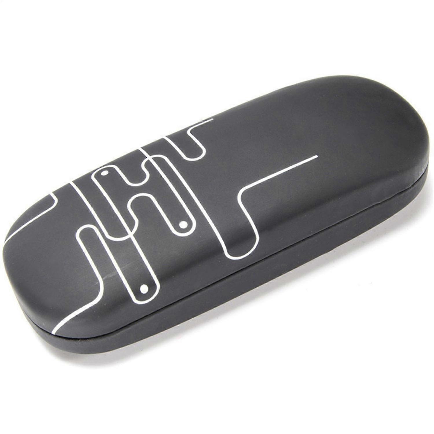 Sunglasses Case PU Covered Compression Resistant Hard Metal Eyeglass Box