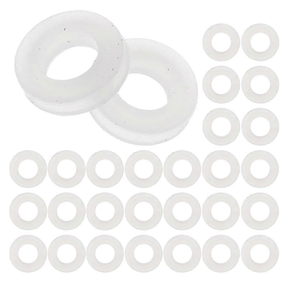 Silicone Earring Backs for Studs Small Circle Pads Transparent Color Sensitive Ear Friendly 50 Pieces