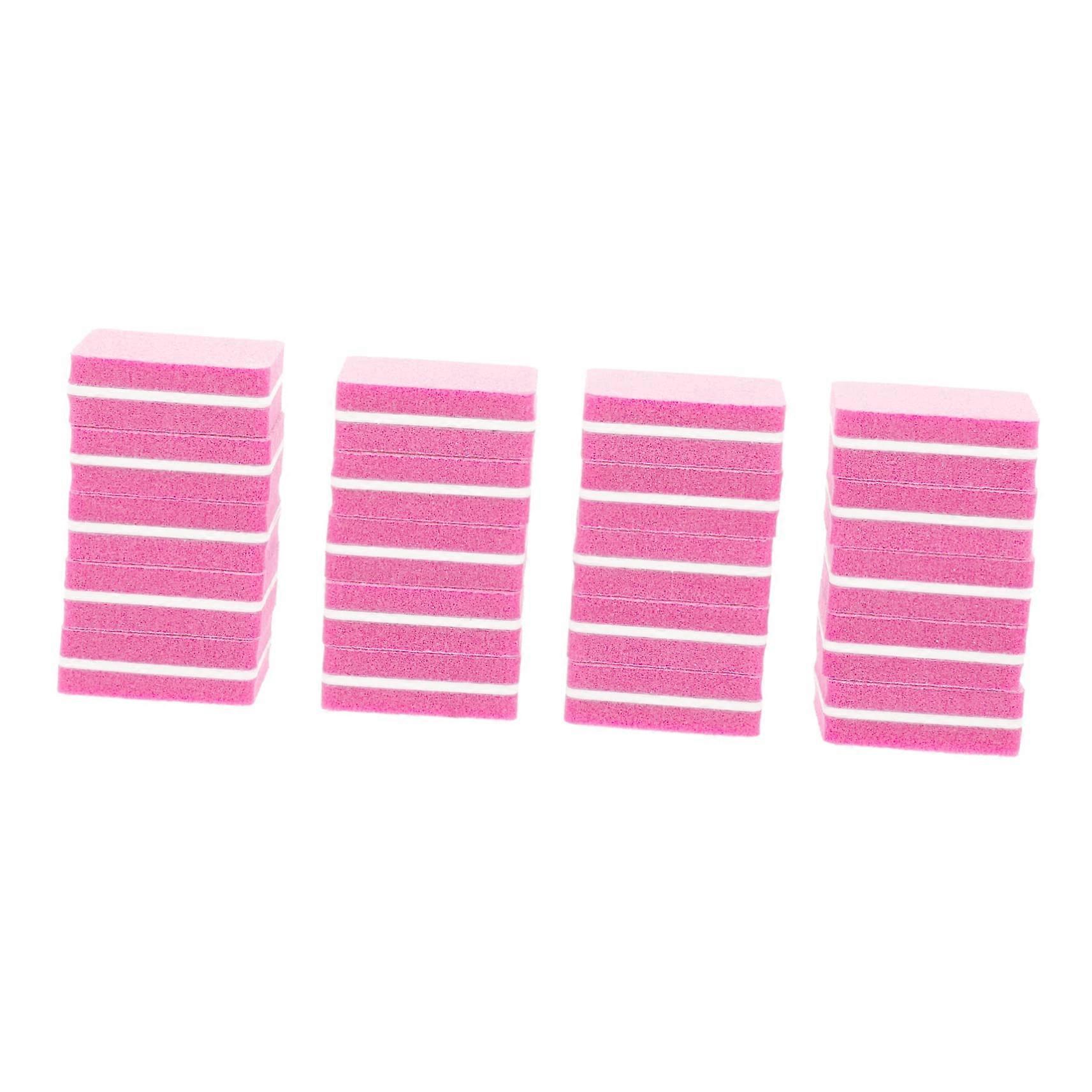 50pcs Mini Nail Buffer Blocks Sponge Nail File for Smooth Surface Prep and Travel Manicure