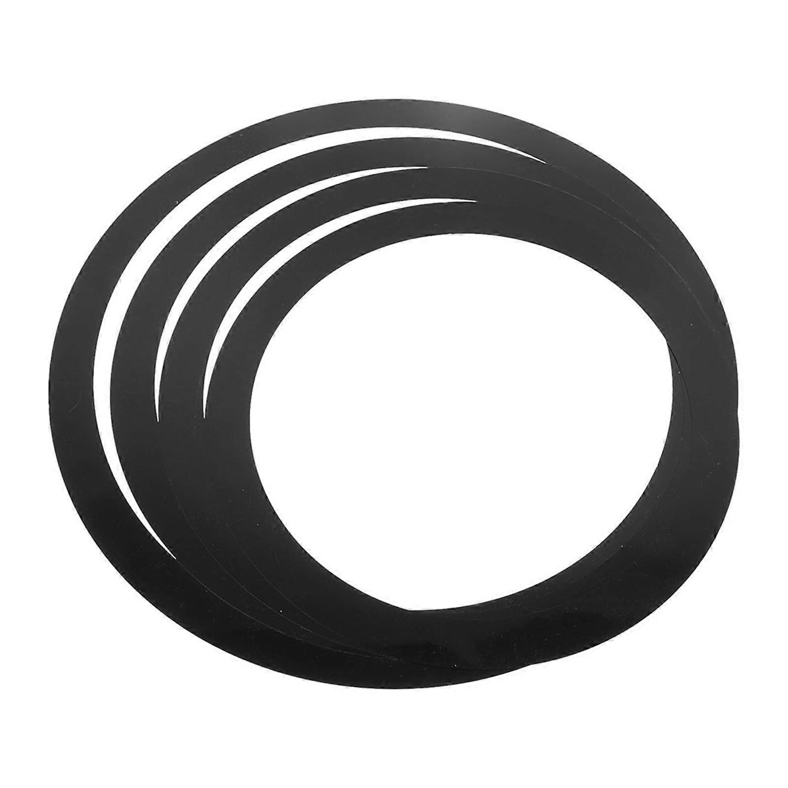 4 Pcs Drum Mute Pads Set with Volume Control and Overtone Reduction Black Silencer Kit