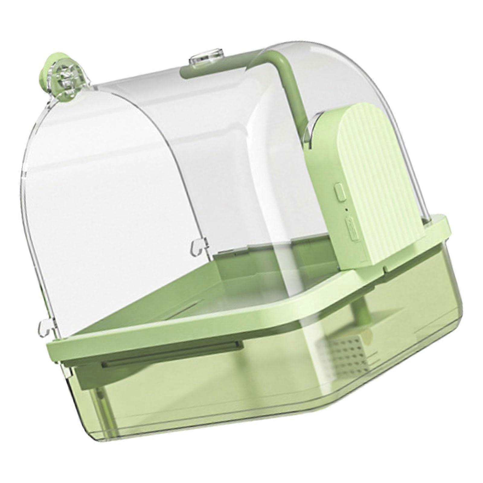 Automatic Bird Bath with Circulating Water Parrot Shower Box Keeps Water Clean Easy Bathing