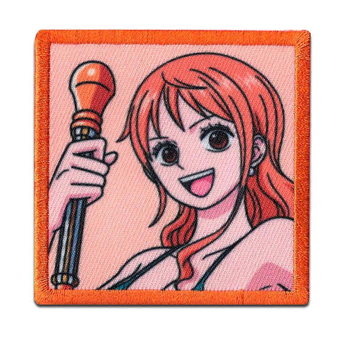 One Piece Nami - Patch, iron-on transfer, size: 6.6 x 6.5 cm