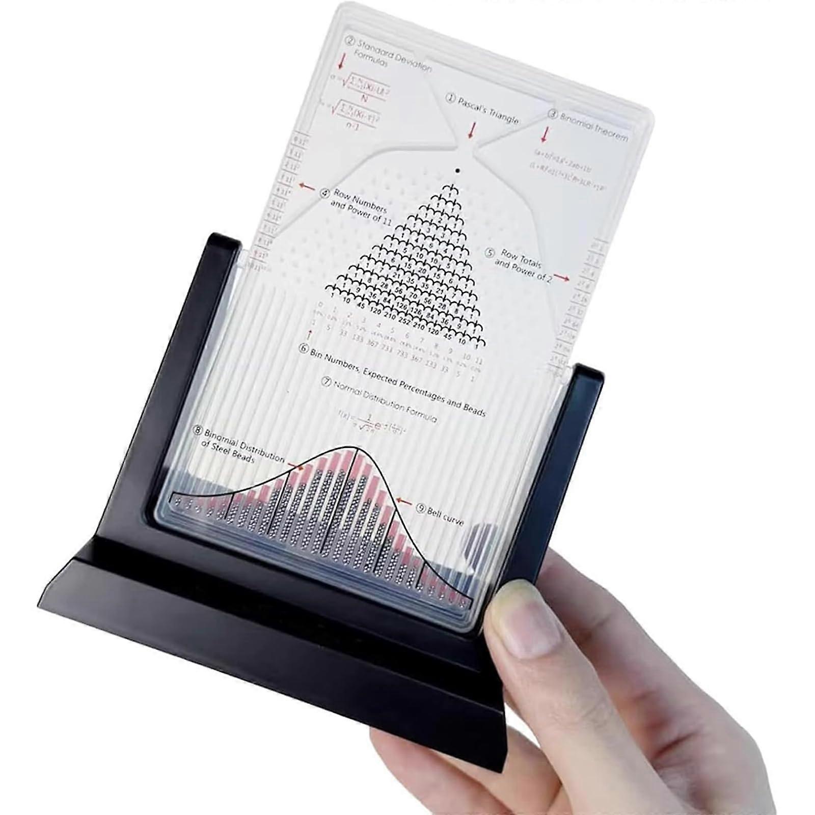 Galton Board Probability Demonstration Model with RealTime Bell Curve for Classroom or Office