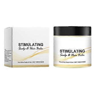 Shea and Mango Butter Hair Balm for Deep Hydration, Scalp Moisturizer and Frizz Control