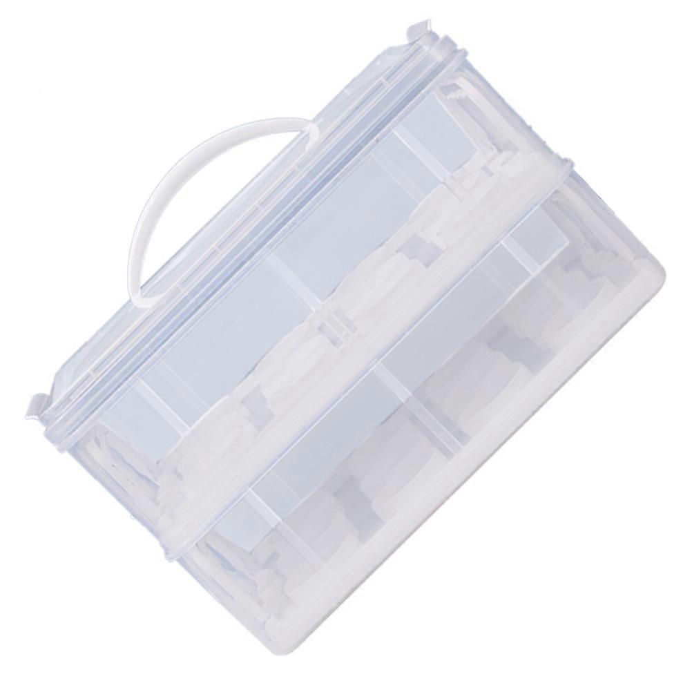 Cake Packaging Box for Storage 1Pcs Double Layer Transparent Plastic Box