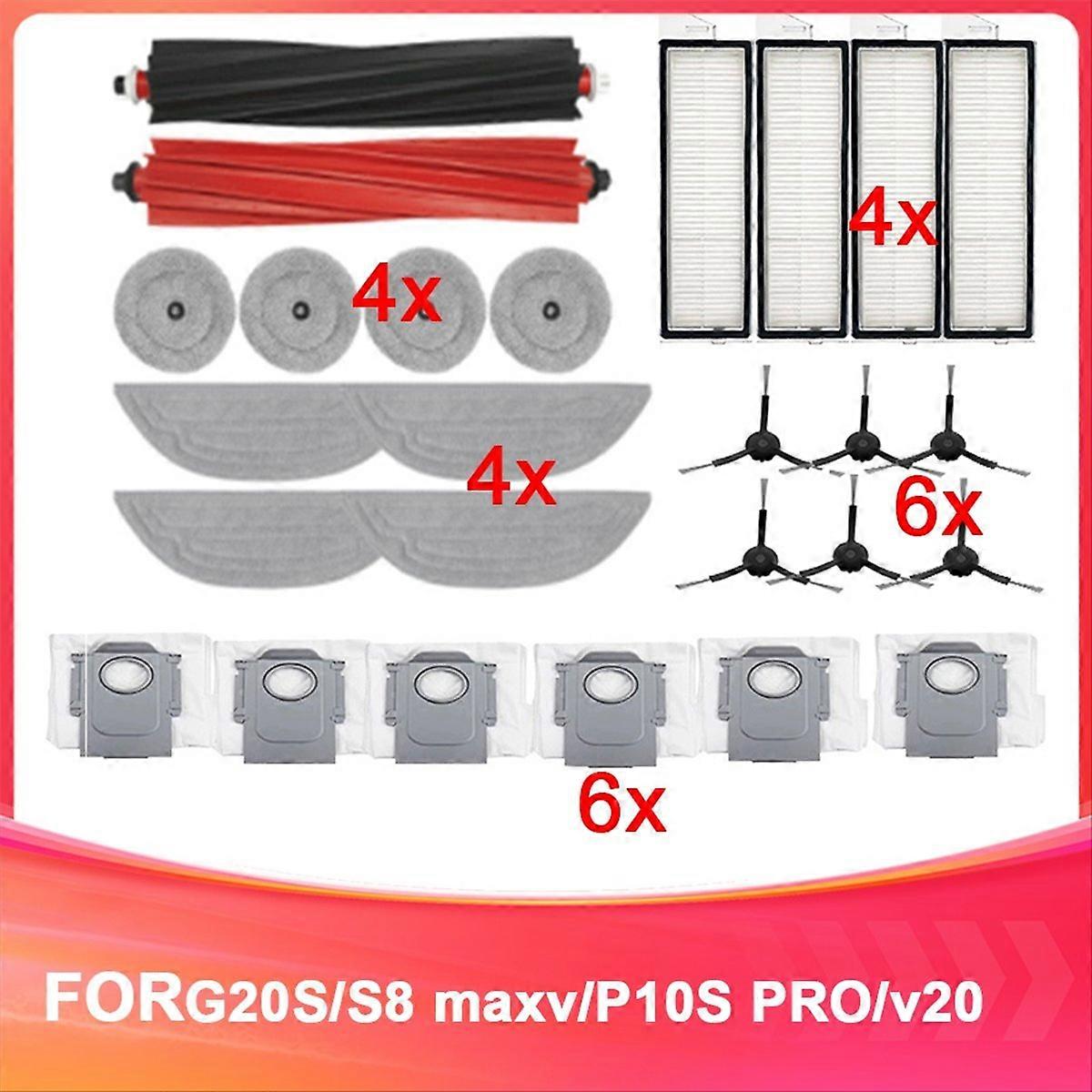 For RoborockQrevo Full Accessory Pack for Enhanced Cleaning