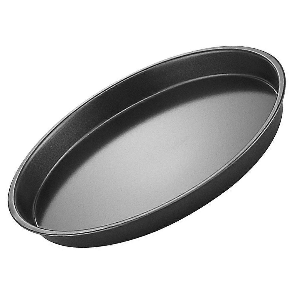 Pizza Baking Tray Grey Carbon Steel for Baking Use Scratch Resistant Tool
