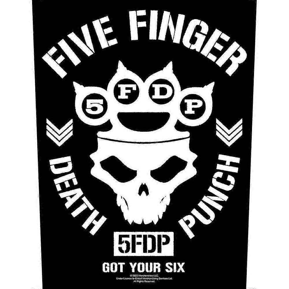 Five Finger Death Punch heeft je zes rugpatch