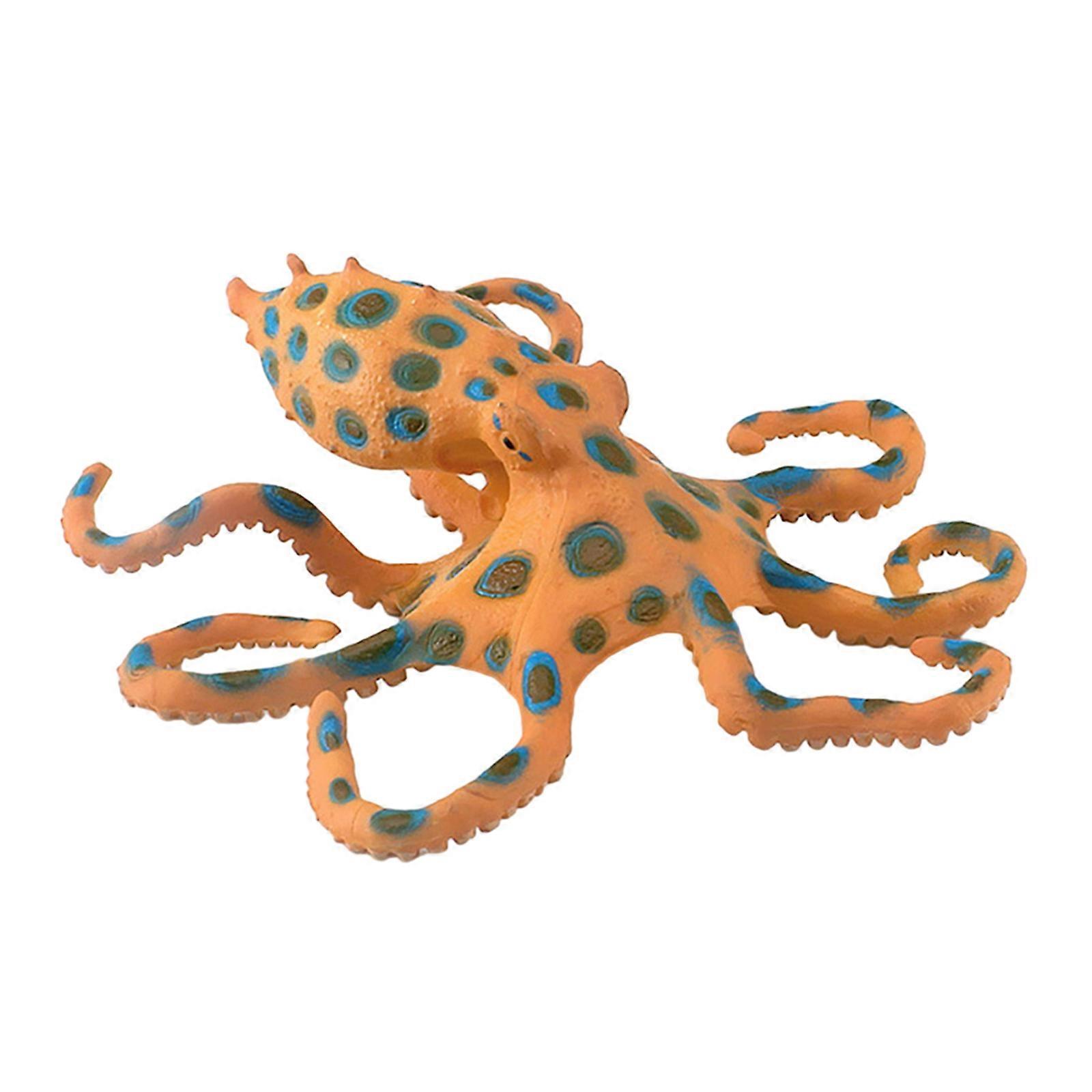 Simulation Octopus Model Plastic Octopus Figurine Simulation Marine Animal Educational Model