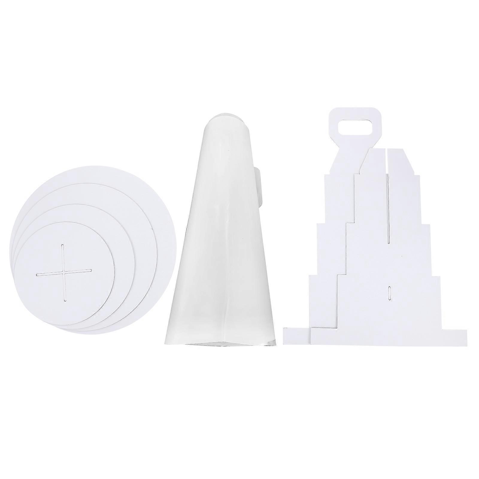 Transparent Sweet Dessert Packaging Box Four Layer Cake Packaging Box 1Set
