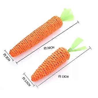 Sisal ball cat toy paper rope carrot small size only 1, will be shipped randomly.