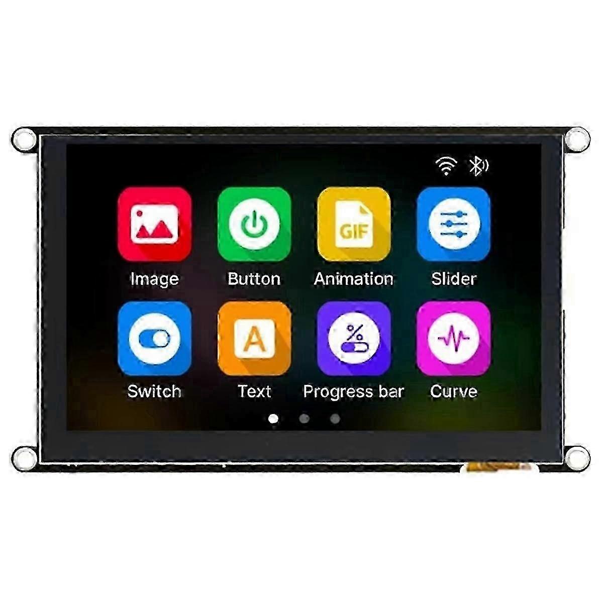 ESP32S3 Module with 8MB PSRAM, 16M Flash Memory, 5-Inch IPS HD LCD Display with Capacitive Touch Screen