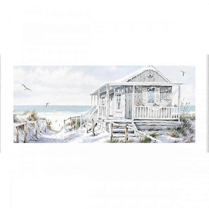 Richard Macneil Beach Cabin Art Print