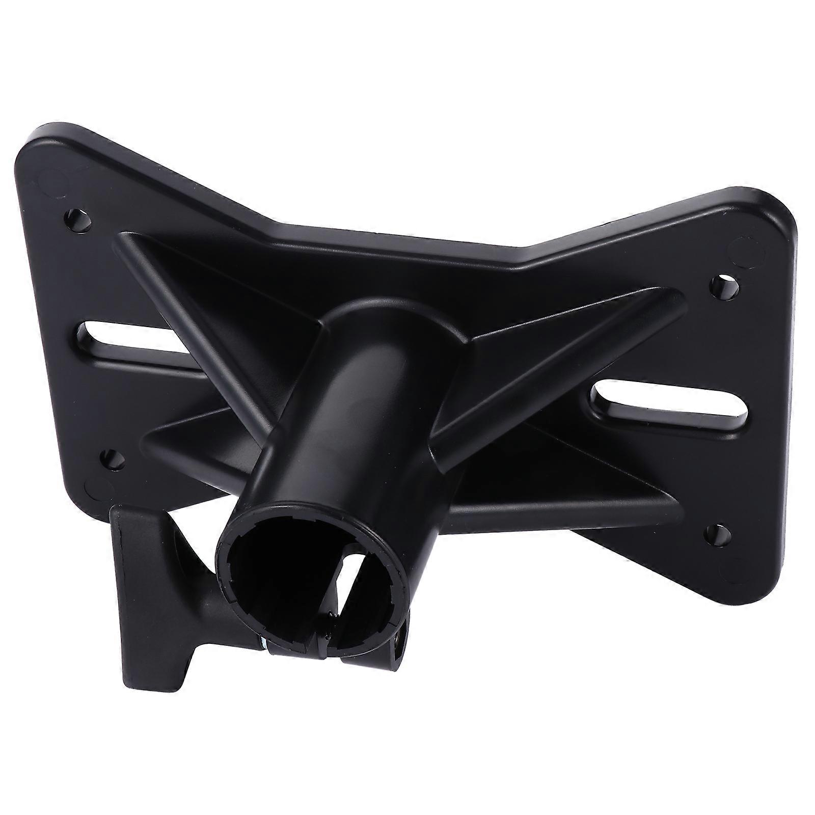 Exterior Speaker Mounting Bracket Insert Mount Cabinet Stand for Stage (Black)