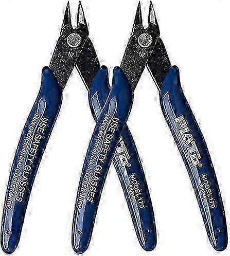 2-Pack 5" Precision Wire Cutters - Spring-Loaded for Fine Cutting