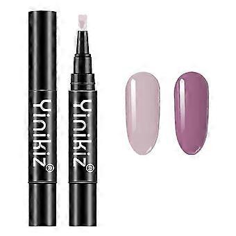 2 stk. nyeste 3-i-1 neglelakpen glitter et-trins neglegel 15 farver 100 ml FASTXM