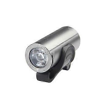 Luce anteriore per bici impermeabile, ricaricabile tramite USB, 300 lumen, luce XPG super luminosa per bici, MTB e bici da strada (argento)