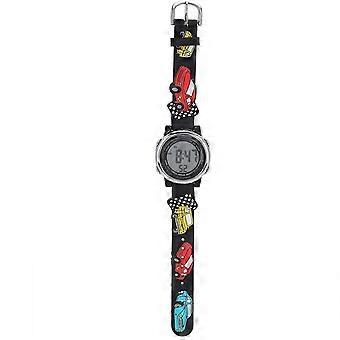 Relojes de pulsera electrónicos multifunción luminoso impermeable de dibujos animados LED reloj para niños