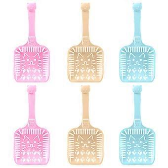 Cat Sand Scooper Plastic Pet Litter Scoop for Cleaning 12 Pieces