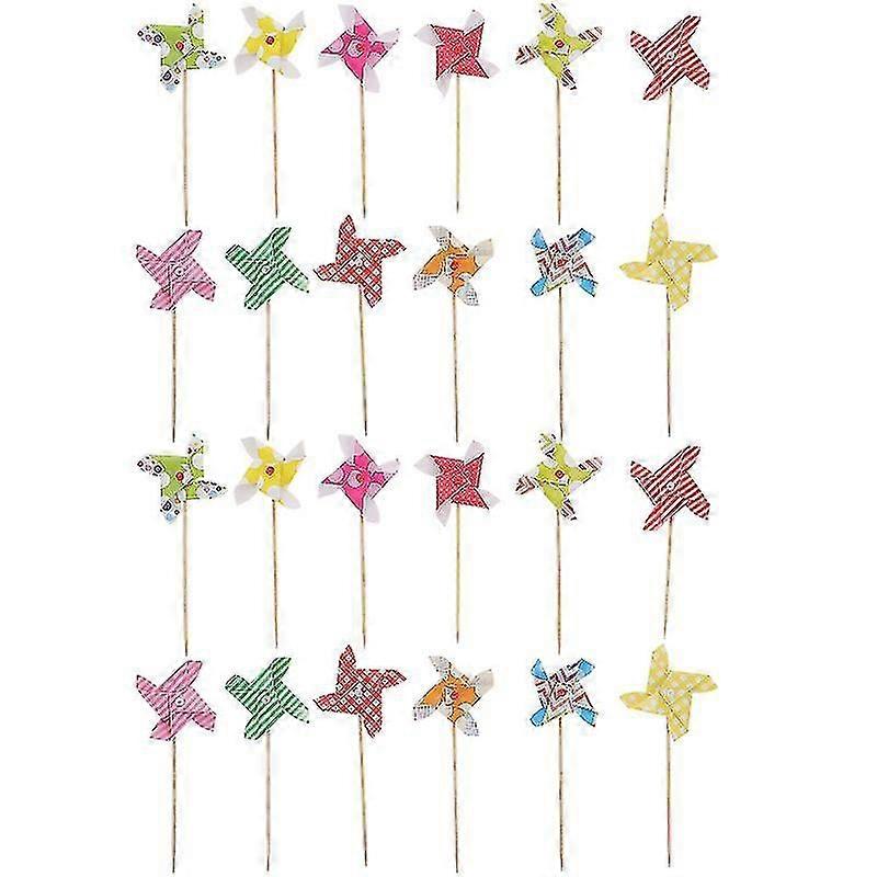 24pcs cake decorations, Windmill Cake Topper