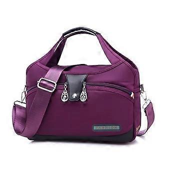 Women's Shoulder Bag - INSFITY - Waterproof Oxford - Purple - Multifunctional