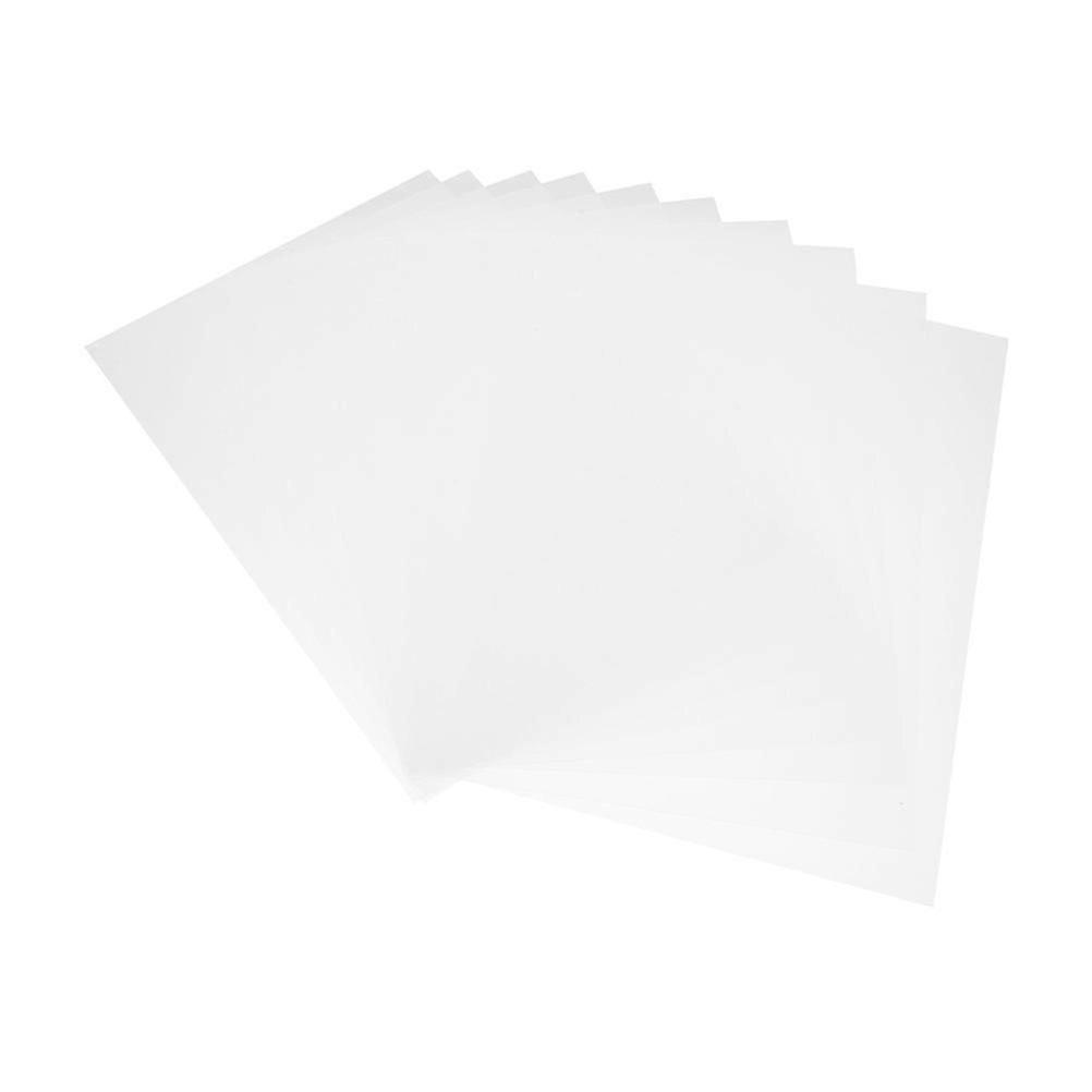 Clear Plastic Sheets A4 Size, 10 Pack, Transparent for DIY Crafts, Framing, Signs - Sturdy and Easy to Cut