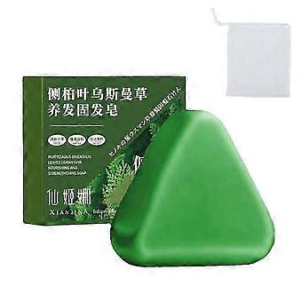 Platycladus Orientalis Usman Shampoo Soap Herbal Fixed Soaps Care Hair N3K8