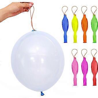 30 Perforated Kids Balloons, Great for Outdoor Birthday Party | High quality super thick balloon with rubber band