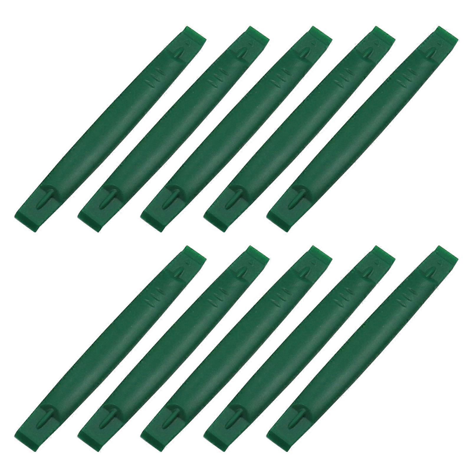 10Pcs Ergonomic Plastic Pry Opening Tool For Phone And Tablet Electronics Repair With Nonslip Grip Lightweight Design  Green
