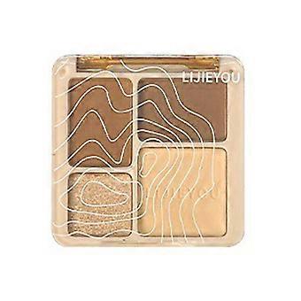 4-Color Sculpting Contour Palette - All-in-One Natural Minerals for All Skin Tones