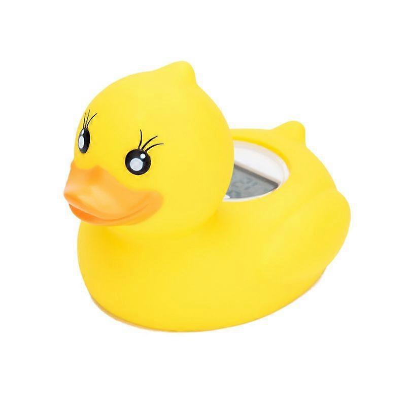 Duck Bath Thermometer with Digital Measuring Function, For an Ideal Bath Temperature, Yellow