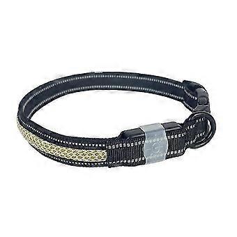 LED Rechargeable Wear-resistant and Waterproof Pet Lighting Collar, Size: M 26-27