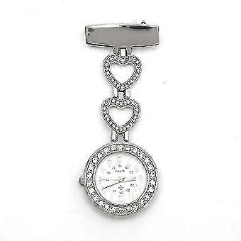 Nurse Lapel Pin Watch Fob Watch Clip-on Diamond Hanging