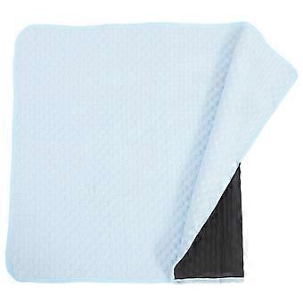 Dog Cooling Cushion Pets Dog Cooling Mat Indoor Use Sky-Blue 75.00X60.00X0.50CM Cooling 1Set