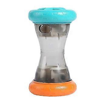 Quiet Dog Treat Dispenser Dumbbell Shape for Mental Stimulation, Slow Feeder Maze Toy for Small Medium Dogs, Noiseless Apartment Play
