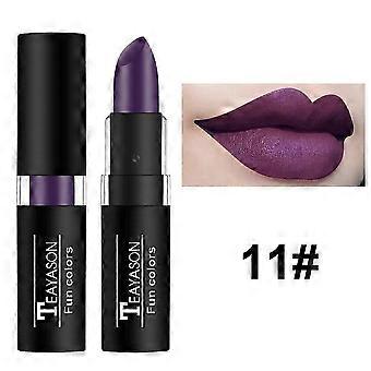 Waterproof Velvet Matte Black White Lipstick Lasting Pigment Green Purple Lipstick Christmas Halloween Party