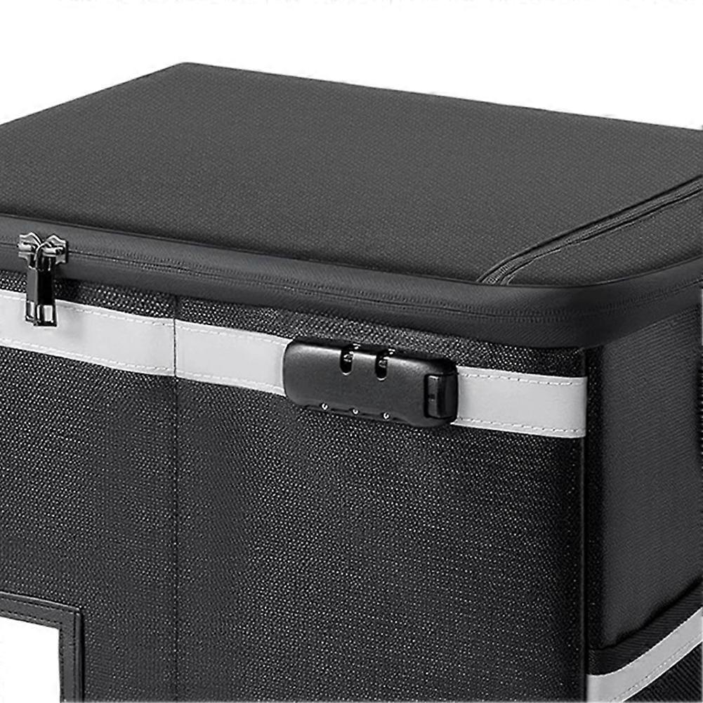 Fireproof Waterproof Document Safe with Lock, Portable File Organizer for Home Work