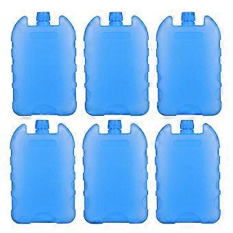 6Pcs Ice Packs For Coolers Freezer Packs Ice Block Cooler Ice Packs Reusable Ice Packs