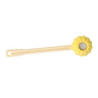 Long Handle Bath Brush and Soft Sponge Back Scrubber Set for Shower, Gentle Exfoliation and Massage