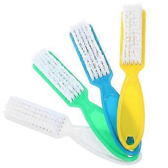 Long Handle Nail Scrub Brushes Plastic 20Pcs Cleaning Tool