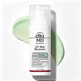 EltaMD UV Skin Recovery Breitband-Sonnenschutz LSF 50, getönte Zinkoxid-Sonnencreme zur Korrektur von Rötungen, sanfte tägliche Pflege für empfindliche Haut, 48 g