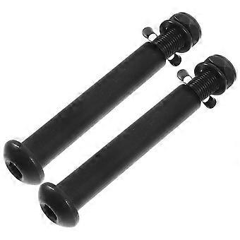 2Pcs Elliptical Trainer Fixation Screw Rolled Steel Screw Bolt Sturdy Elliptical Trainer Screw Fixator (Left)